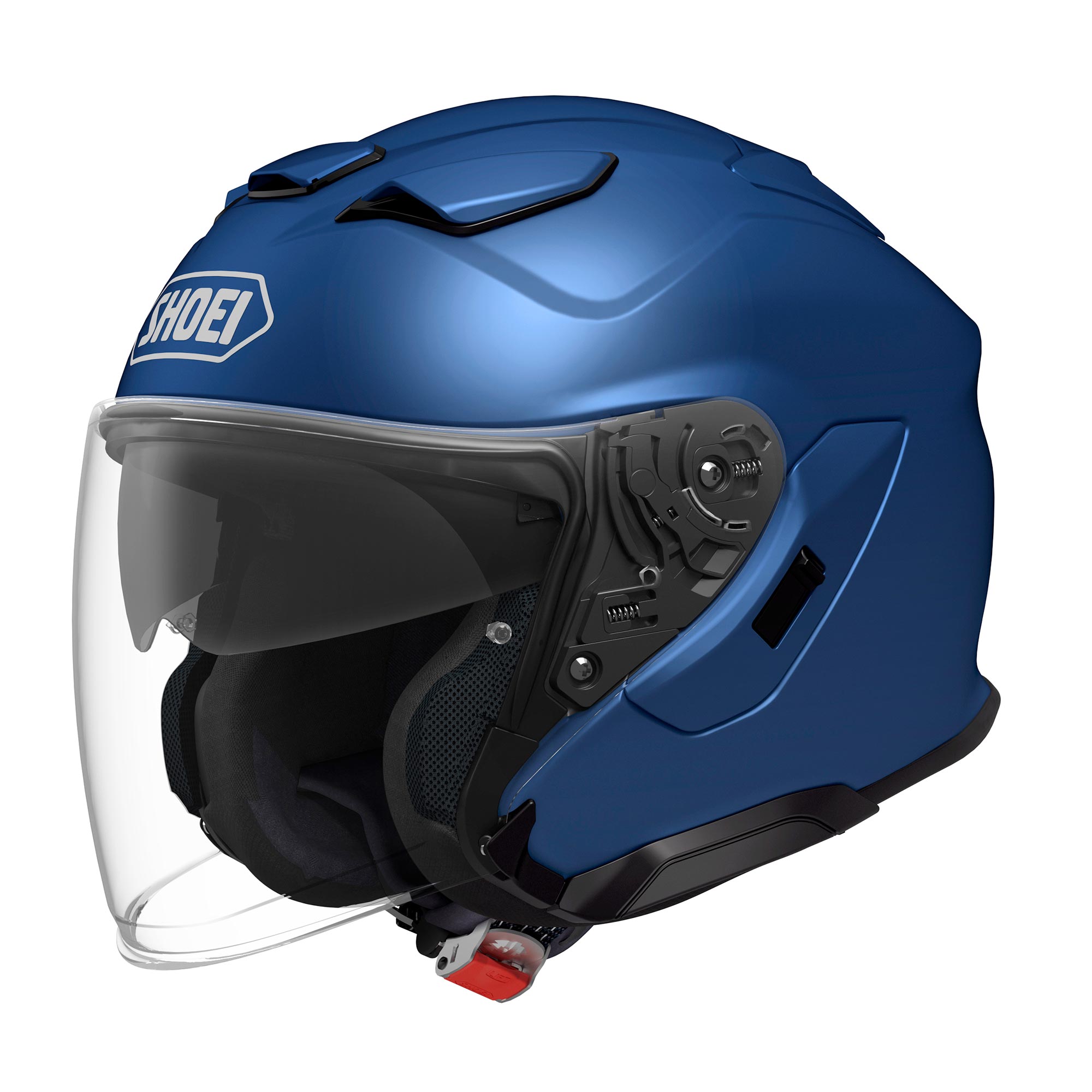 Casque Shoei J-Cruise 3 Bleu Mat - Casque Jet SHOEI