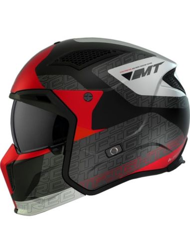 Casque MT-Helmets Streetfighter SVs Totem Red / Black / White