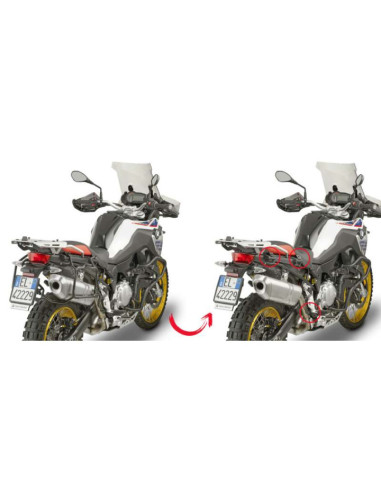 Support Valise et Sacoche Latérale BMW F750GS / F850GS (PLR5127)