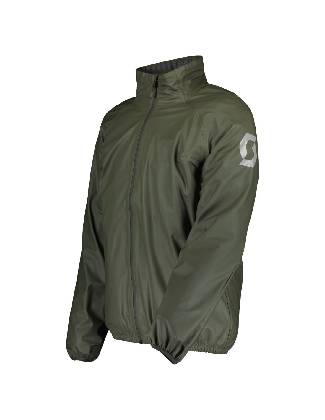 Veste Pluie Nylon 100% Etanche Capuche Reflechissant Moto Motard Sport Fluo XL