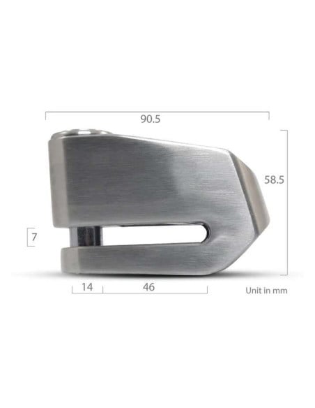 Bloque Disque Alarme Cranns VD14 SRA Bluetooth Intégré Bloque Disque Alarme Cranns VD14 SRA Bluetooth Intégré