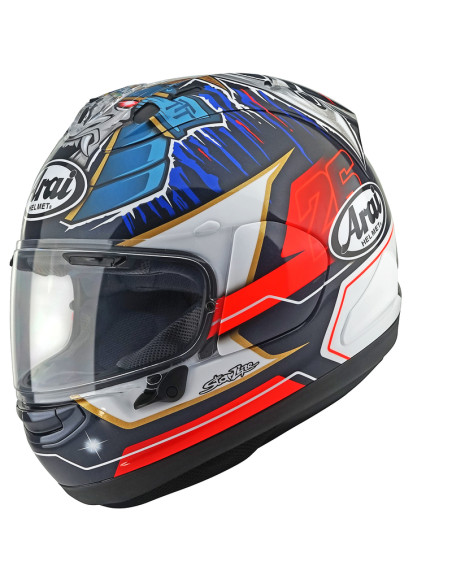 Casque Arai RX-7v Evo Pedrosa Shogun Noir-Bleu-Blanc-Rouge