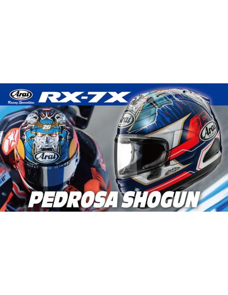 Arai RX-7v Evo Pedrosa Shogun