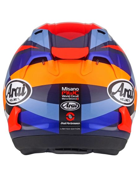 Casque Arai RX-7v Evo Misano Rainbow