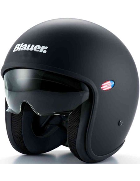 Casque Blauer Pilot 1.1 Monochrome Noir Mat