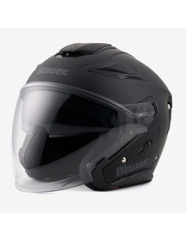 Casque Jet Blauer JJ-01 Monochrome Noir Mat