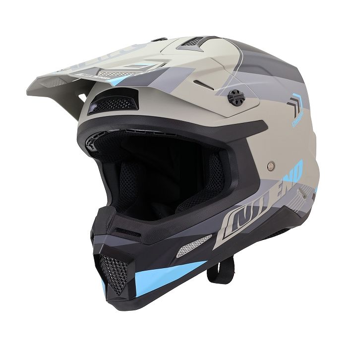 Casque Cross Noend Dagger - ECE R 22.06 list: Gris|Noir|Gris|Rouge|Orange|Vert|Multicolore