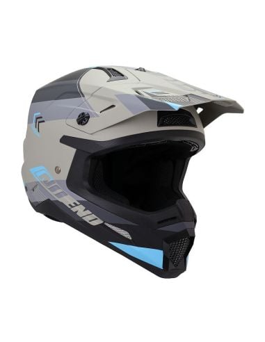 Casque Cross Noend Dagger Gris 3 Casque Cross Noend Dagger Gris 3