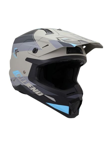 Casque Cross Noend Dagger Gris 3 Casque Cross Noend Dagger Gris 3