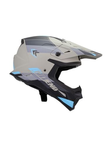 Casque Cross Noend Dagger Gris 5 Casque Cross Noend Dagger Gris 5