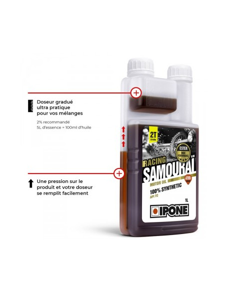 Huile Moteur Samourai Ipone Racing Fraise 1L