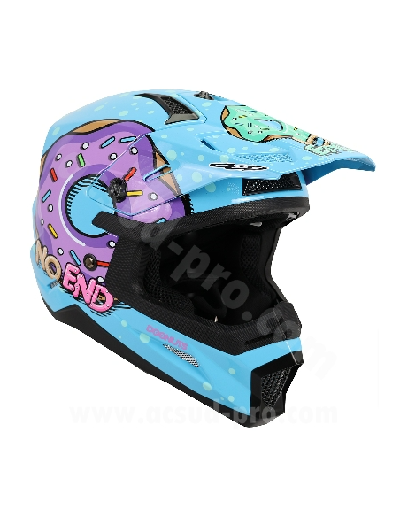 Casque Cross Noend Donuts pour enfant Bleu