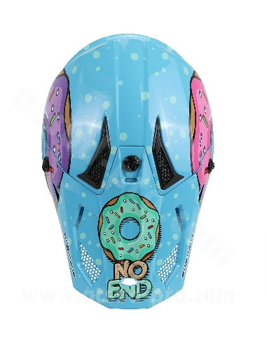 Casque Cross Noend Donuts pour enfant Bleu