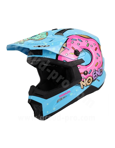 Casque Cross Noend Donuts pour enfant Bleu