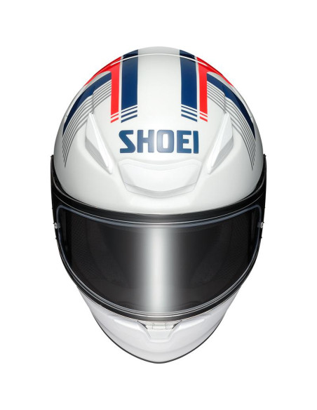 Casque Shoei NXR 2 MM93 Retro Blanc-Rouge-Bleu