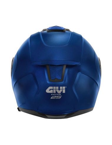 Casque Jet Givi X.25 Solid Bleu Mat