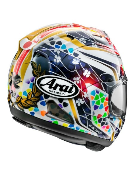 Casque Arai RX-7v Evo Nakagami GP2 Noir-Rouge-Blanc