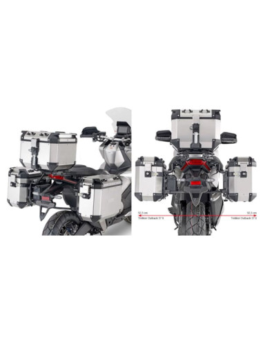 Support Valise Honda X-ADV 2021-2024 | Givi Monokey PLO1188CAM