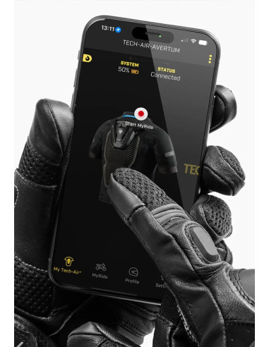 Systeme BluetoothGilet Airbag Rev'it Avertum Tech-Air