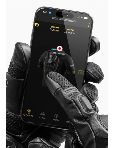 Systeme BluetoothGilet Airbag Rev'it Avertum Tech-Air