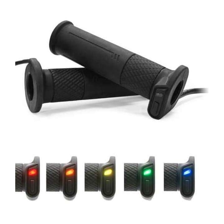 Poignées chauffantes Tecno-Globe Gold 120 Apollo 2 Noir