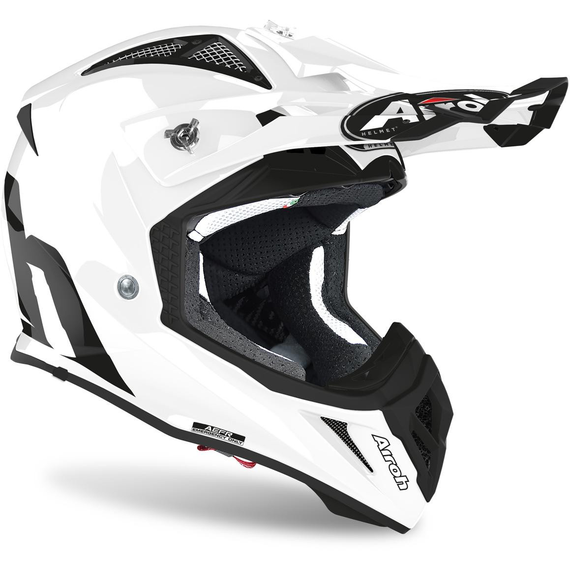 Casque Cross Airoh Aviator 3 list: Blanc|Noir|Blanc