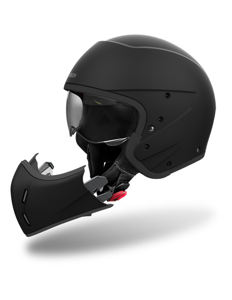 Casque Jet Airoh J 110 - Noir Mat Casque Jet Airoh J 110 - Noir Mat
