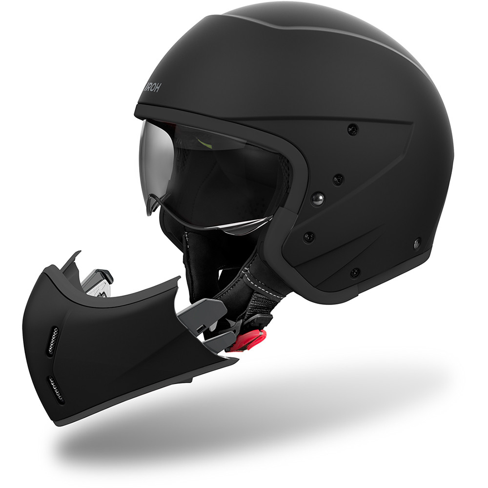 Casque Jet Airoh J 110 list: Noir Mat|Noir|Blanc|Gris