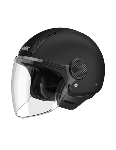 Casque Jet SMK Laminar - Noir Casque Jet SMK Laminar - Noir