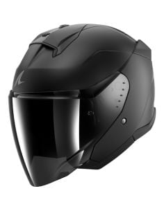 Casque Jet Shark Skwal i3 Dark Shadow Noir Mat