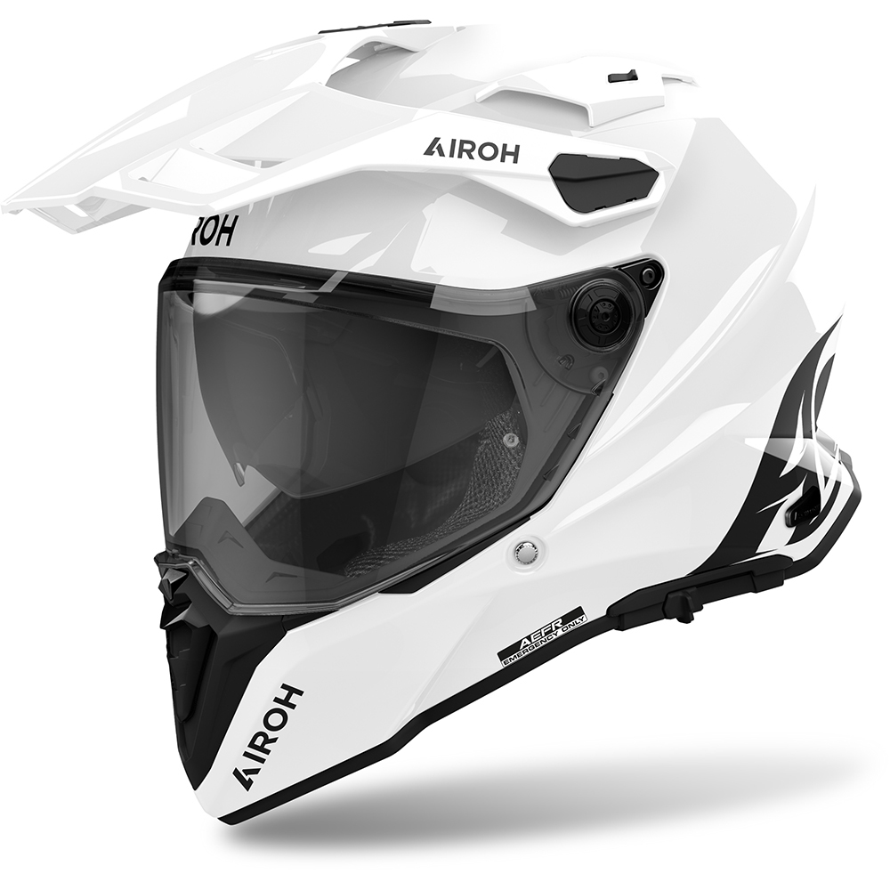 Casque Cross Airoh Commander 2 list: Blanc|Noir|Blanc|Gris