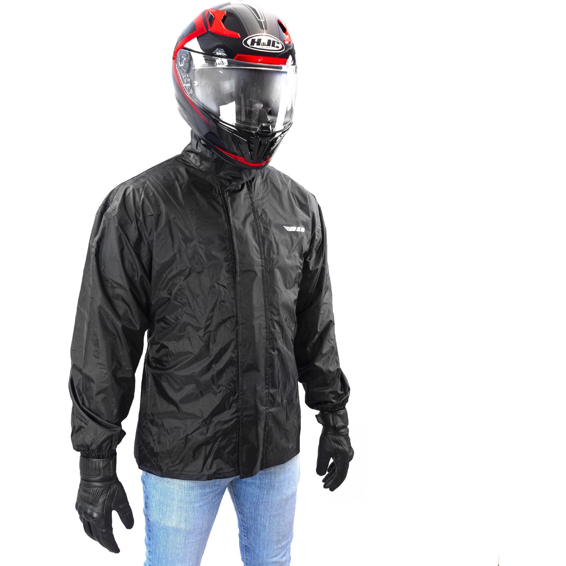 Veste Pluie Moto BLH Eco list: Noir|Noir