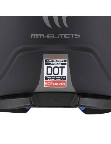 Casque MT-Helmets Atom 2 Noir Matt