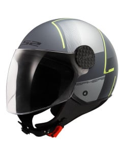 Casque Jet Sphere Lux 2 LS2 Firm - Gris