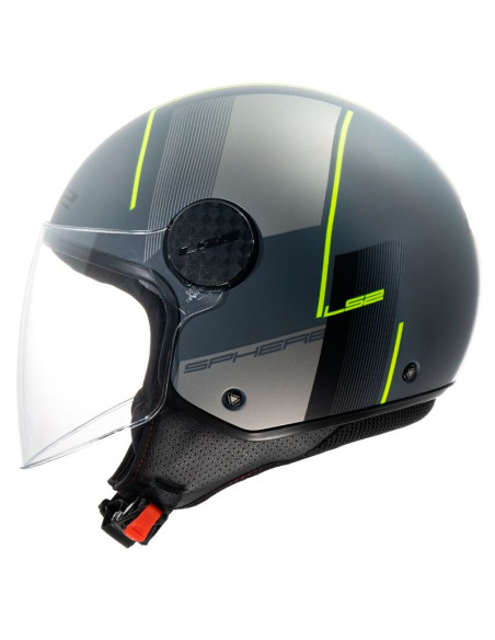 Casque Jet Sphere Lux 2 LS2 Firm - Gris