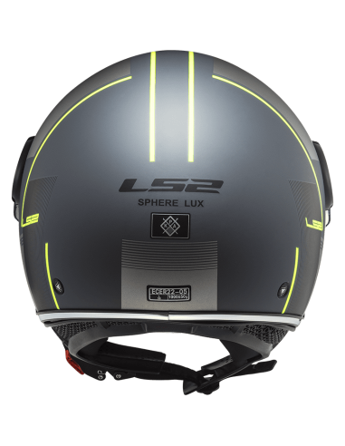 Casque Jet Sphere Lux 2 LS2 Firm - Gris