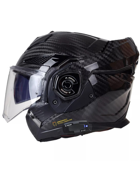 Casque LS2 Advant-x FF901 Carbon avec Intercom 4x UCS
