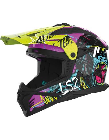 Casque Cross LS2 Fast II Gorilla