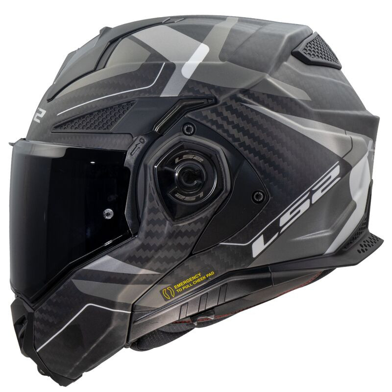 Casque LS2 FF901 Advant-x Carbon Horizon list: Gris|Gris