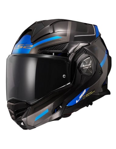 Casque Modulable LS2 Advant-x FF901 Spectrum - Noir/Bleu