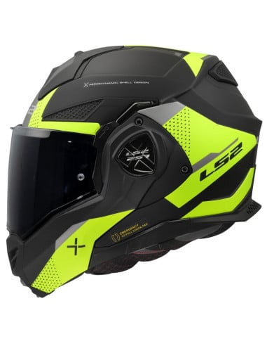 Casque Modulable LS2 Advant-x FF901 Oblivion - Noir/Jaune