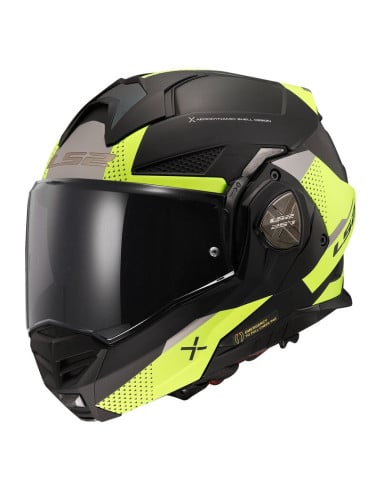 Casque Modulable LS2 Advant-x FF901 Oblivion - Noir/Jaune