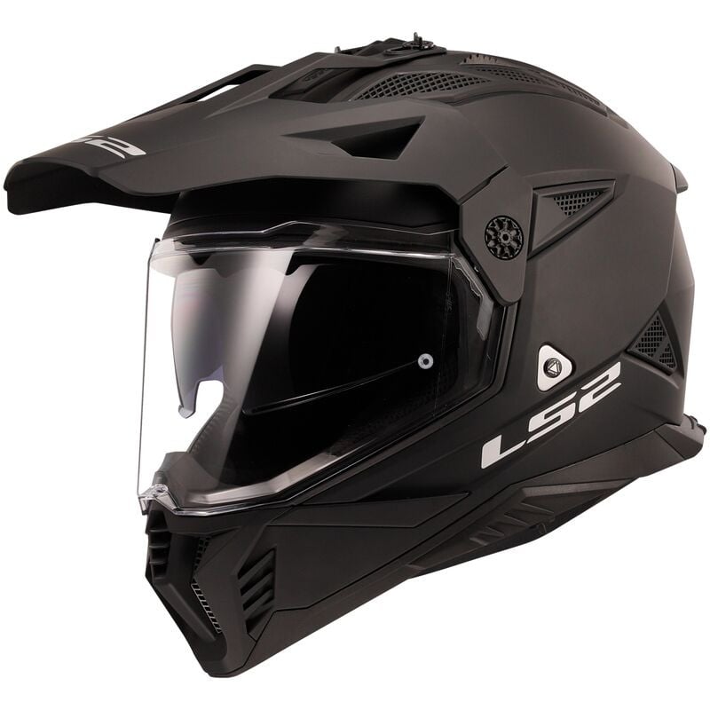 Casque Cross LS2 MX702 Pioneer 2 Noir Mat list: Noir|Noir