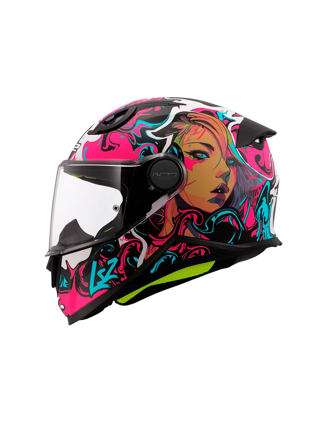 Casque Moto Intégral Enfant LS2 Kid Punk - Taille S (47-48cm) - Gris Rouge, Homologué ECE 22.06, Visière Pinlock Prête