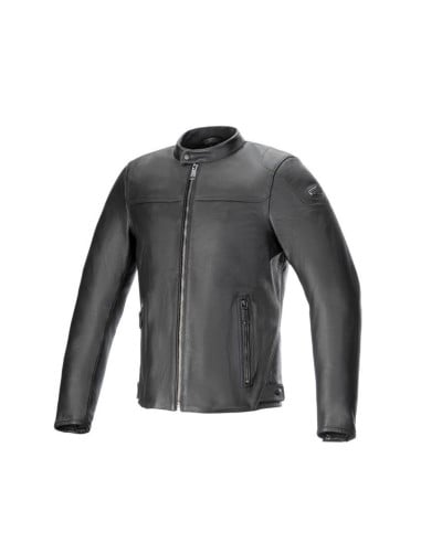 Blouson Cuir Alpinestars Blacktrack - Noir