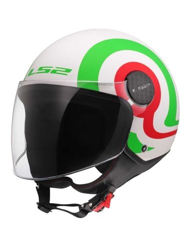 Casque LS2 Sphere Lux II Urby Blanc-Rouge-Bleu