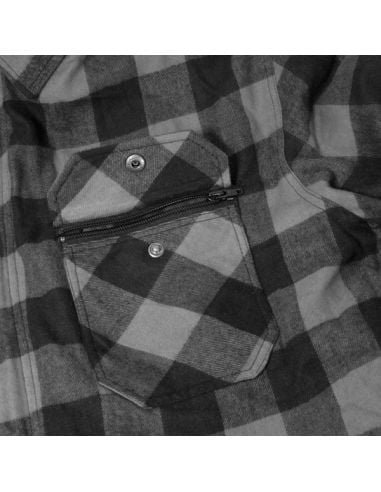 Veste Sur-Chemise Harisson Sweep Noir Gris