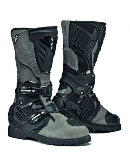 Bottes Moto Sidi Adventure 2 Gore-Tex WP Imperméable  - Noir/Gris Bottes Moto Sidi Adventure 2 Gore-Tex WP Imperméable  - Noir/Gris