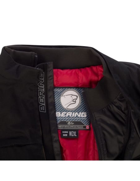 Veste Bering Zander King Size - Noir