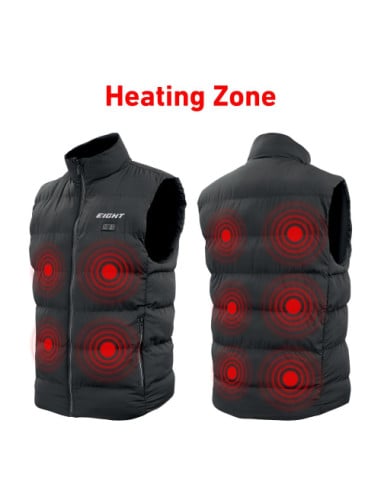 Gilet Chauffant Moto Eight Magma Gilet Chauffant Moto Eight Magma